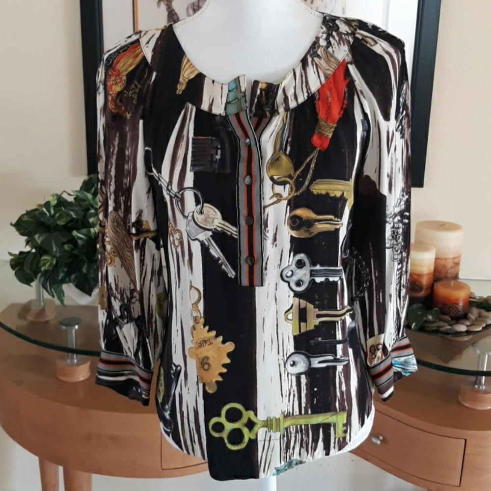 DVF blouse 2 - Picture 2 of 5